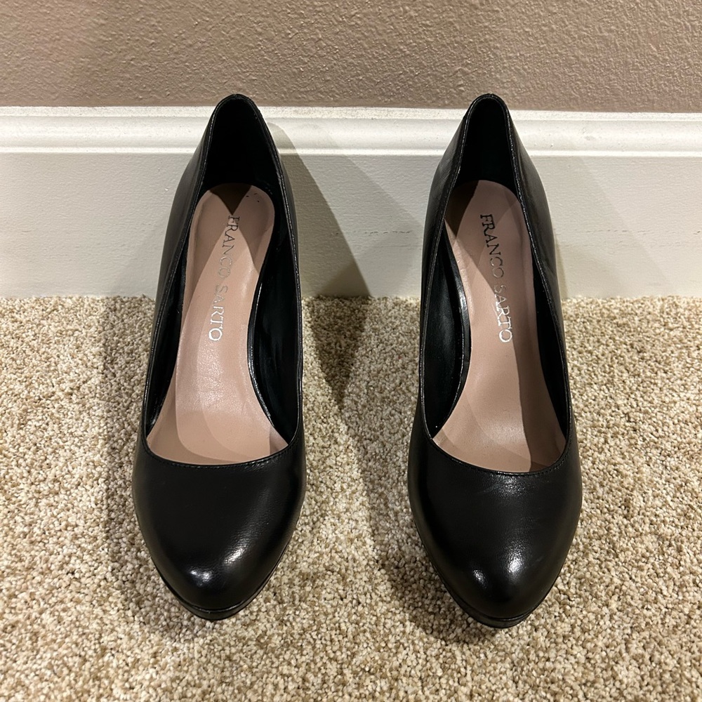 Franco Sarto Black Heels size 6.5